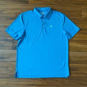 Chubbies Performance Men’s Blue Golf Polo Shirt Size Medium